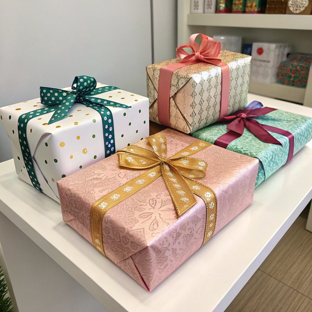 Kombinasjon av papir og bånd